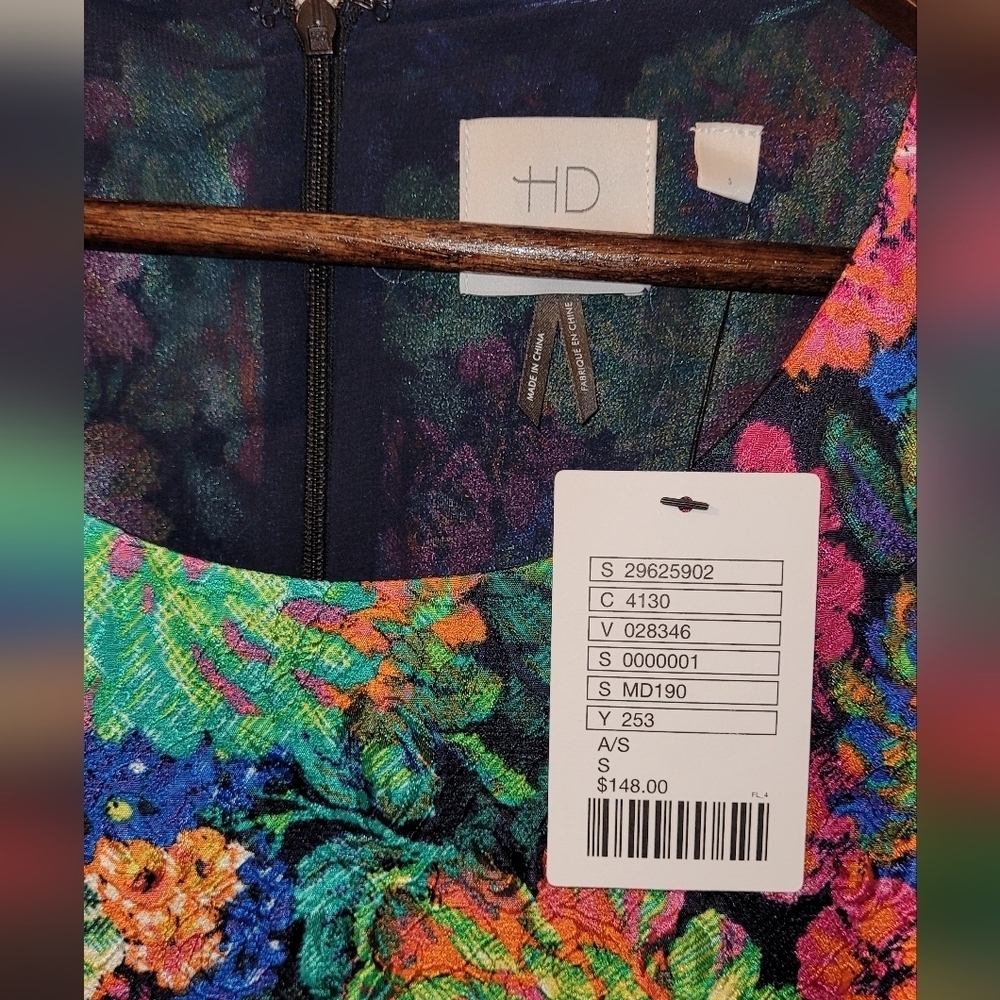 Anthropologie HD in Paris Floral Shift Dress, Small - Picture 5 of 5